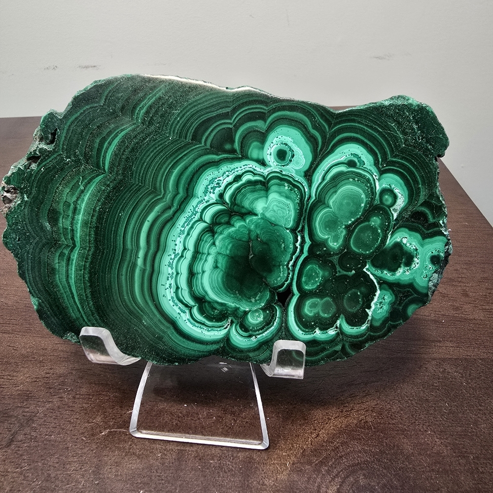 Malachite Crystal Slab 1.3 lbs - Picture 10 of 15